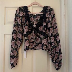 NWT For Love And Lemons Clarisse Blouse
